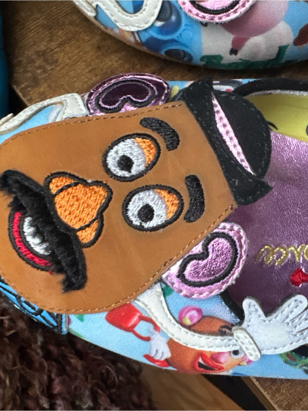 Irregular Choice Toy Story Character Flats in Blue, Brown & Purple - Picture 6 of 7
